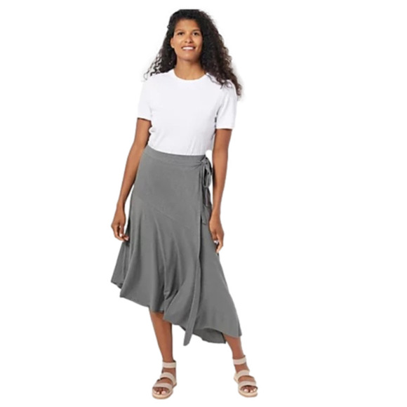 PEACE Love World Boheme Midi-Length Wrap Skirt Size XXS - Picture 1 of 4